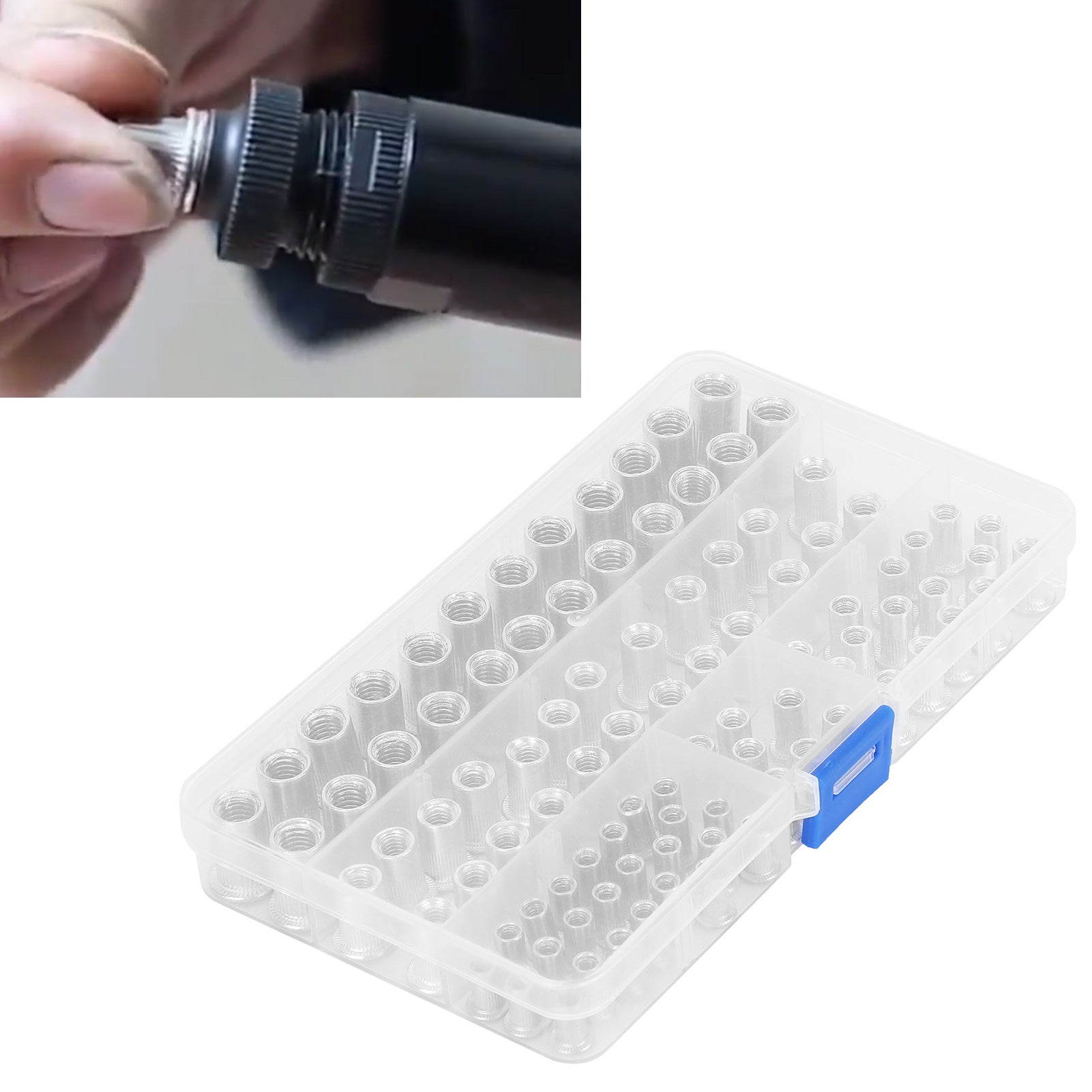 20/50/100 Pz In Lega Di Alluminio Rivnut In Lega Rivnut Testa Piatta