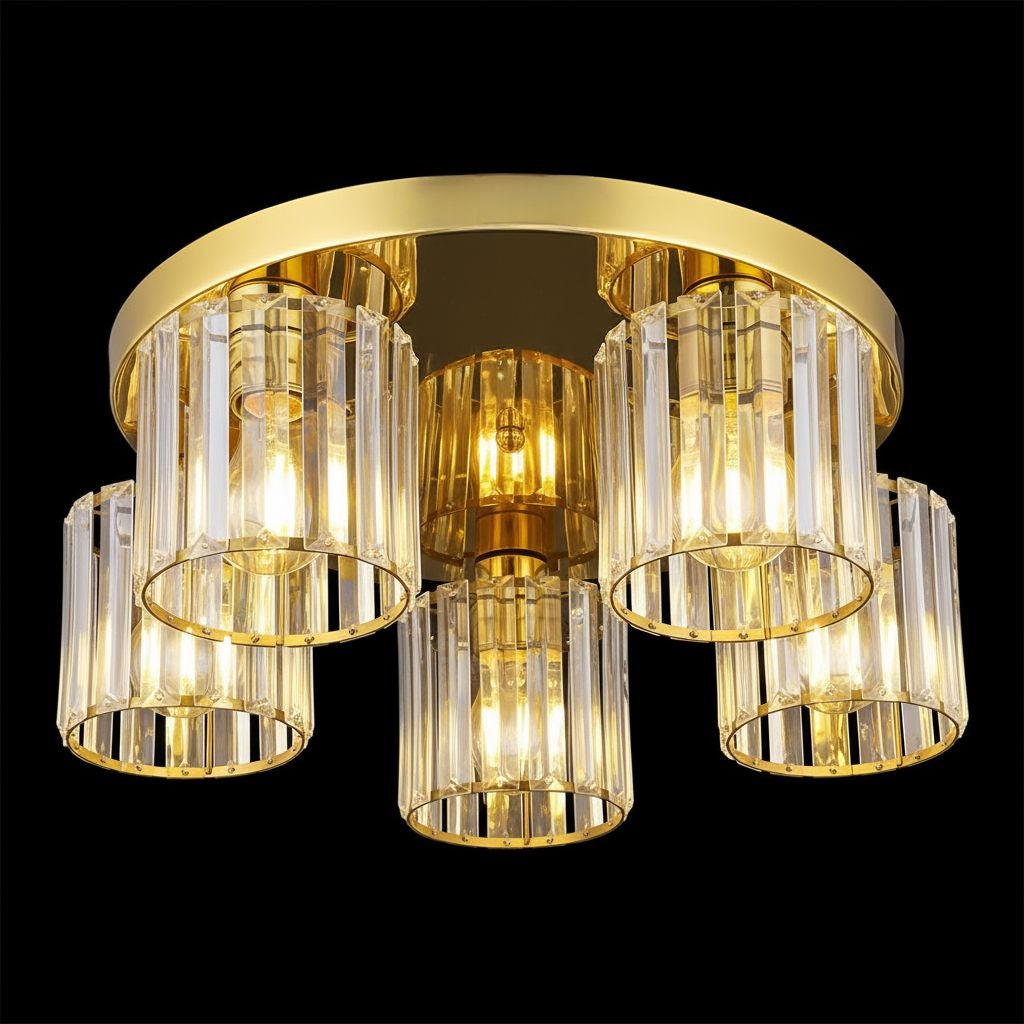 Lampa Sufitowa Toolight Ebt024-5C Złoty - 3