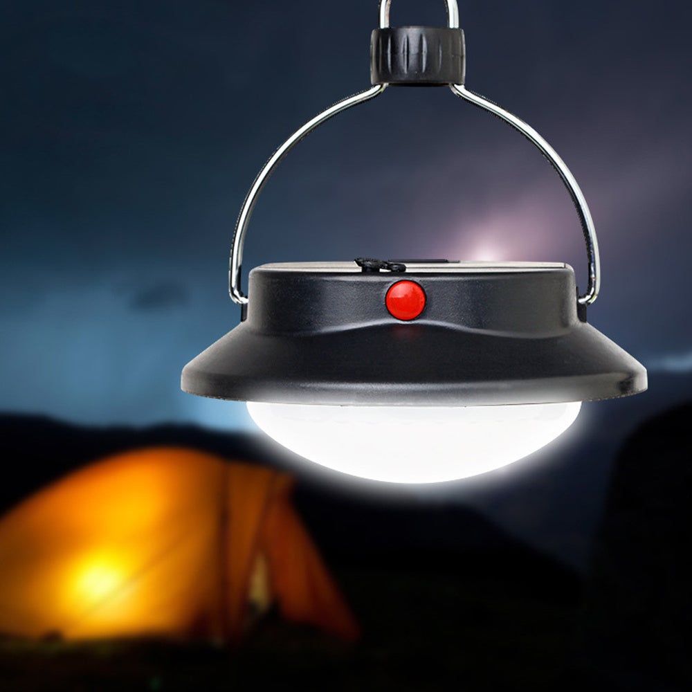 EXTRASTAR Lanterna Da Campeggio LED 260 Lumen, 2 Modalità Di Luce, Con Gancio, Alimentazione A Batterie AA - 3