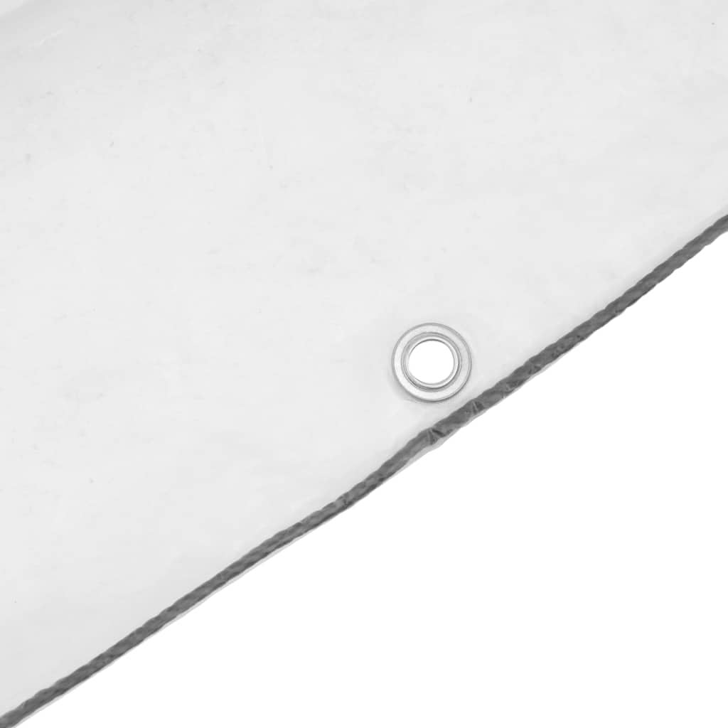 Telone Trasparente Impermeabile In PE 16 X 15 M – Con Occhielli In Metallo Ogni Metro E Corde Incluse, Multiuso Per Esterno - 2