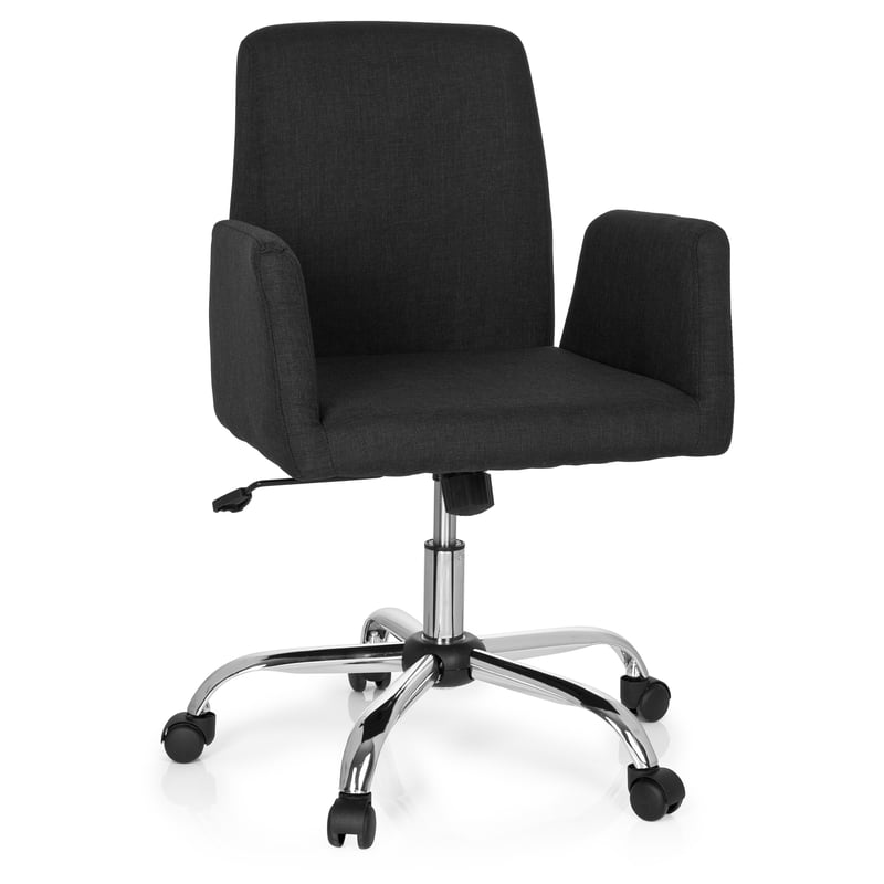 Krzesło do biura domowego FLOW Czarny hjh OFFICE