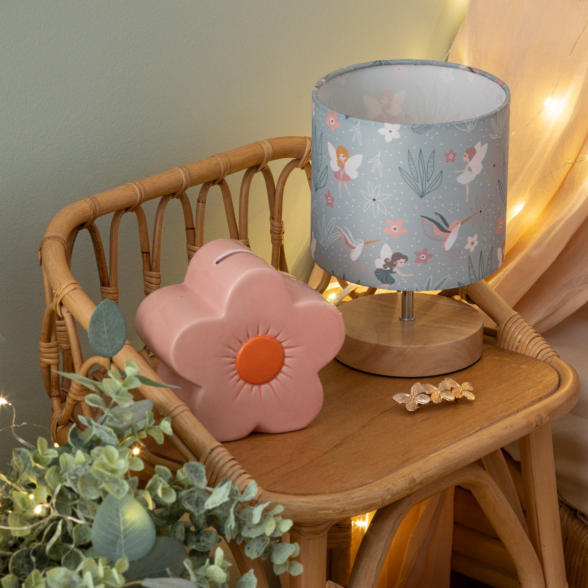 Tirelire fleur 13x 7,5x13cm céramique rose - Atmosphera créateur d'intérieur - 2