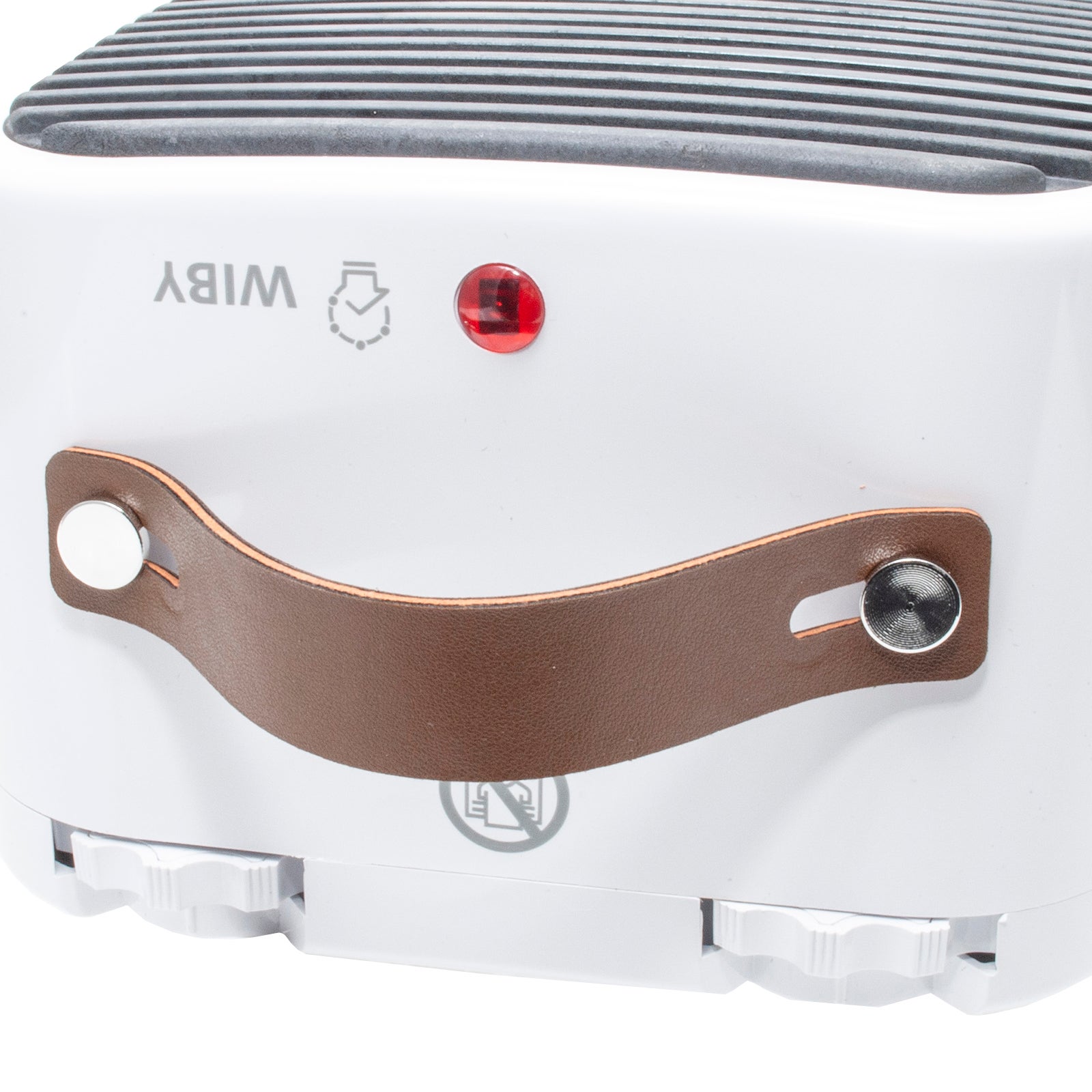 Ventilateur style vintage 1200W basse consommation ventilateur 2 en 1 poignée en cuir 230V - 2