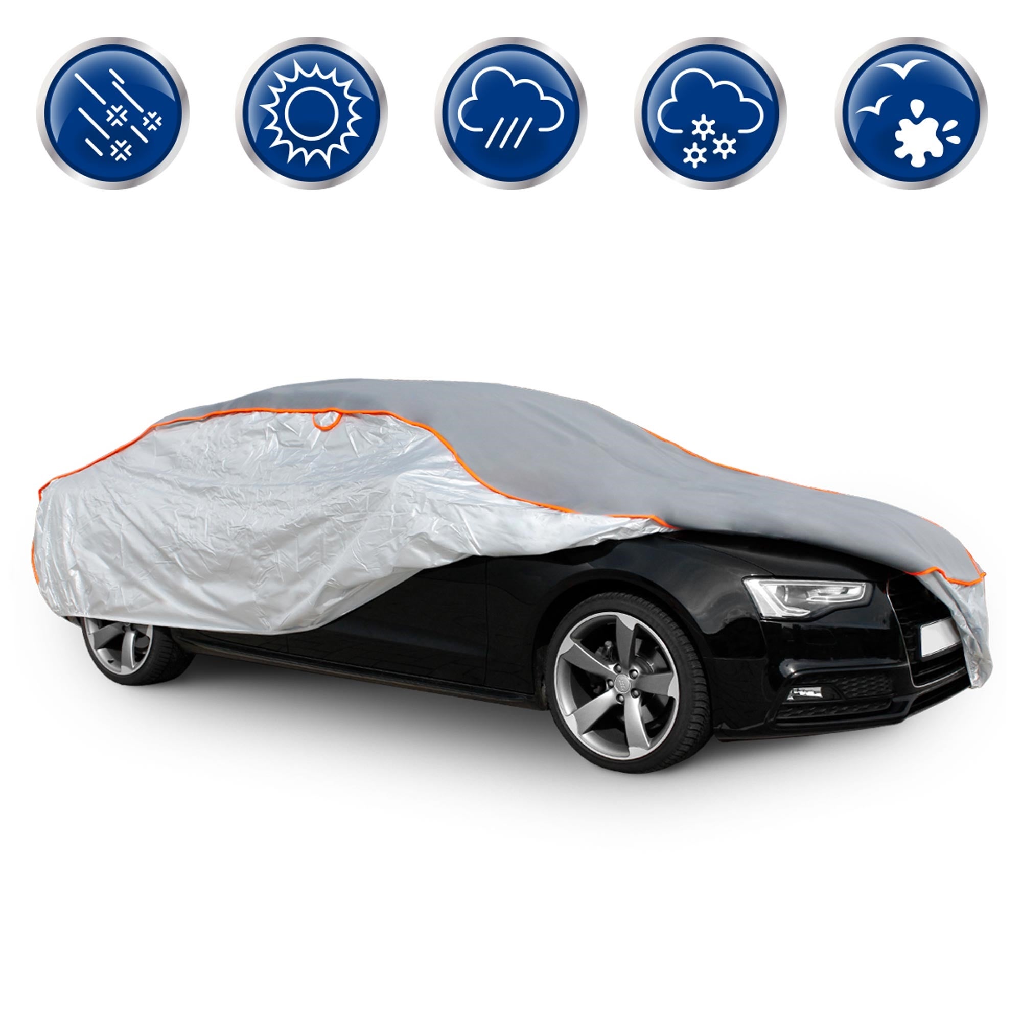 Bâche Anti-Grêle Renault Mégane III Coupé 2008-2016 - Housse Extérieure Imperméable Respirante, Protection 4 Saisons