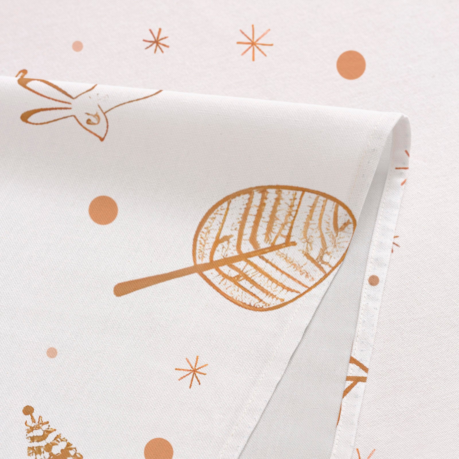 Tovaglia natalizia antimacchia rettangolare in tessuto di cotone 160x240 cm - Flurria - 5