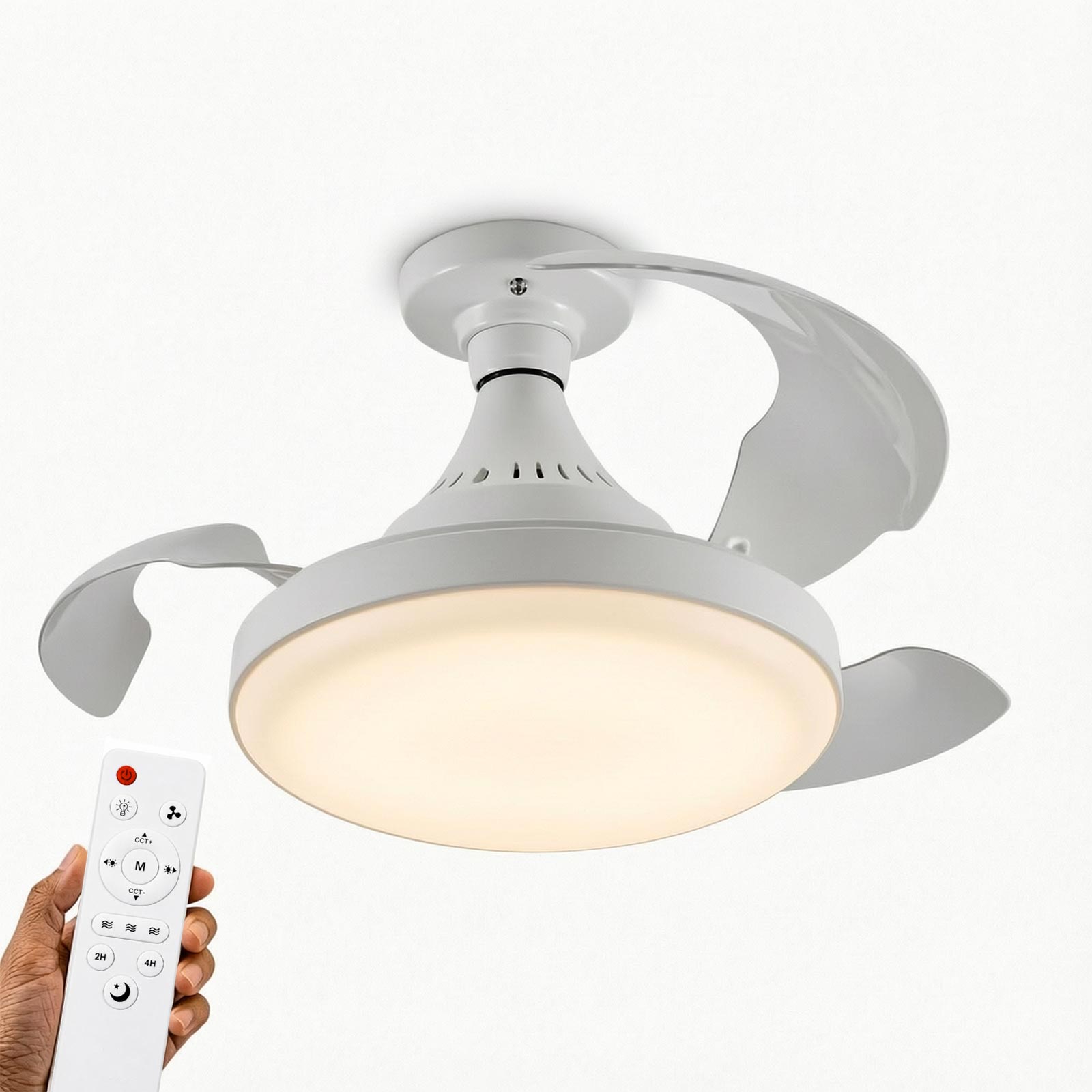 Telecomando Di Ricambio Per Ventilatore Duronic FN55 WE – Infrarossi, Senza Programmare, Nuovo ABS