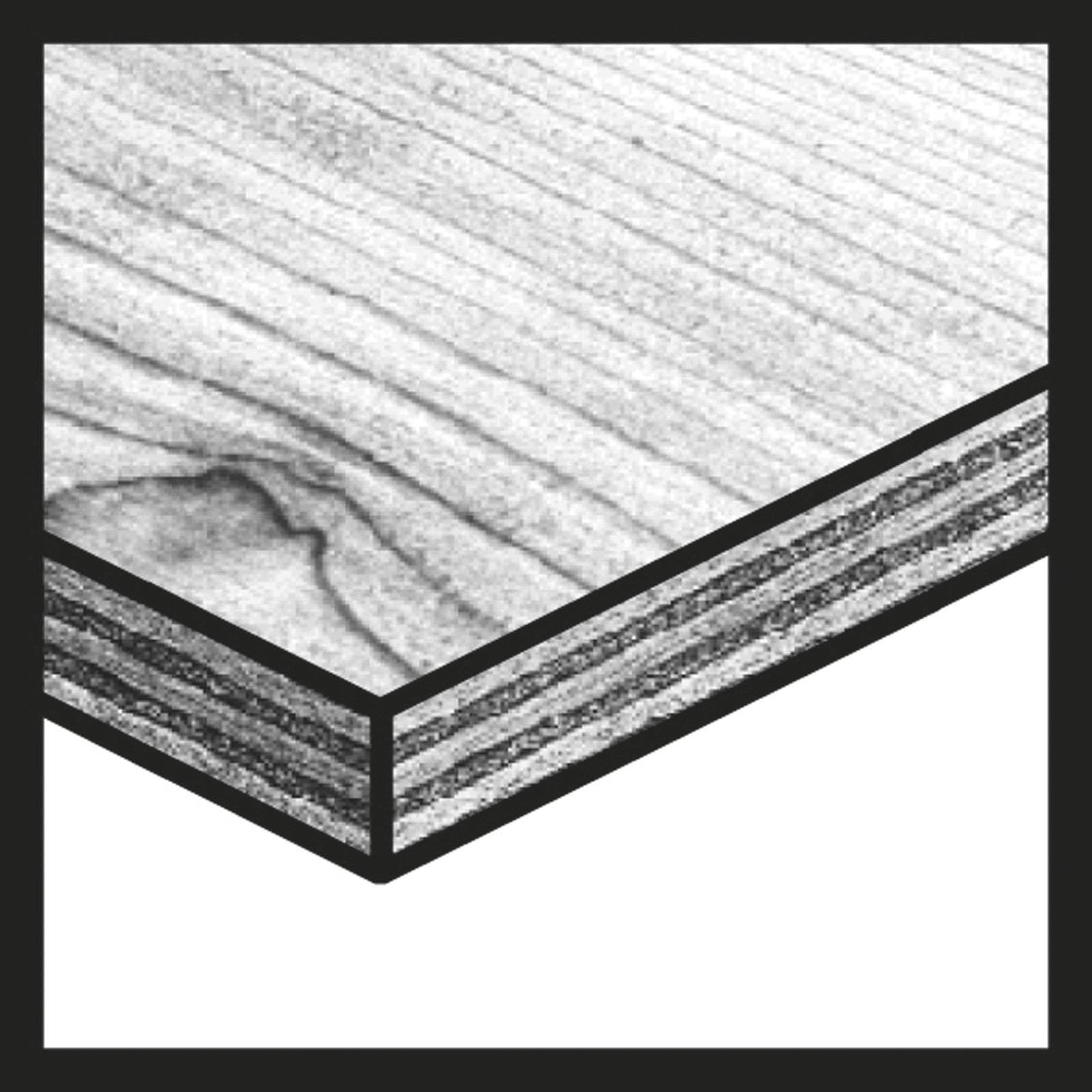 Meche Bois Queue Six Pans 1/4 Ø4X43X88mm - 5