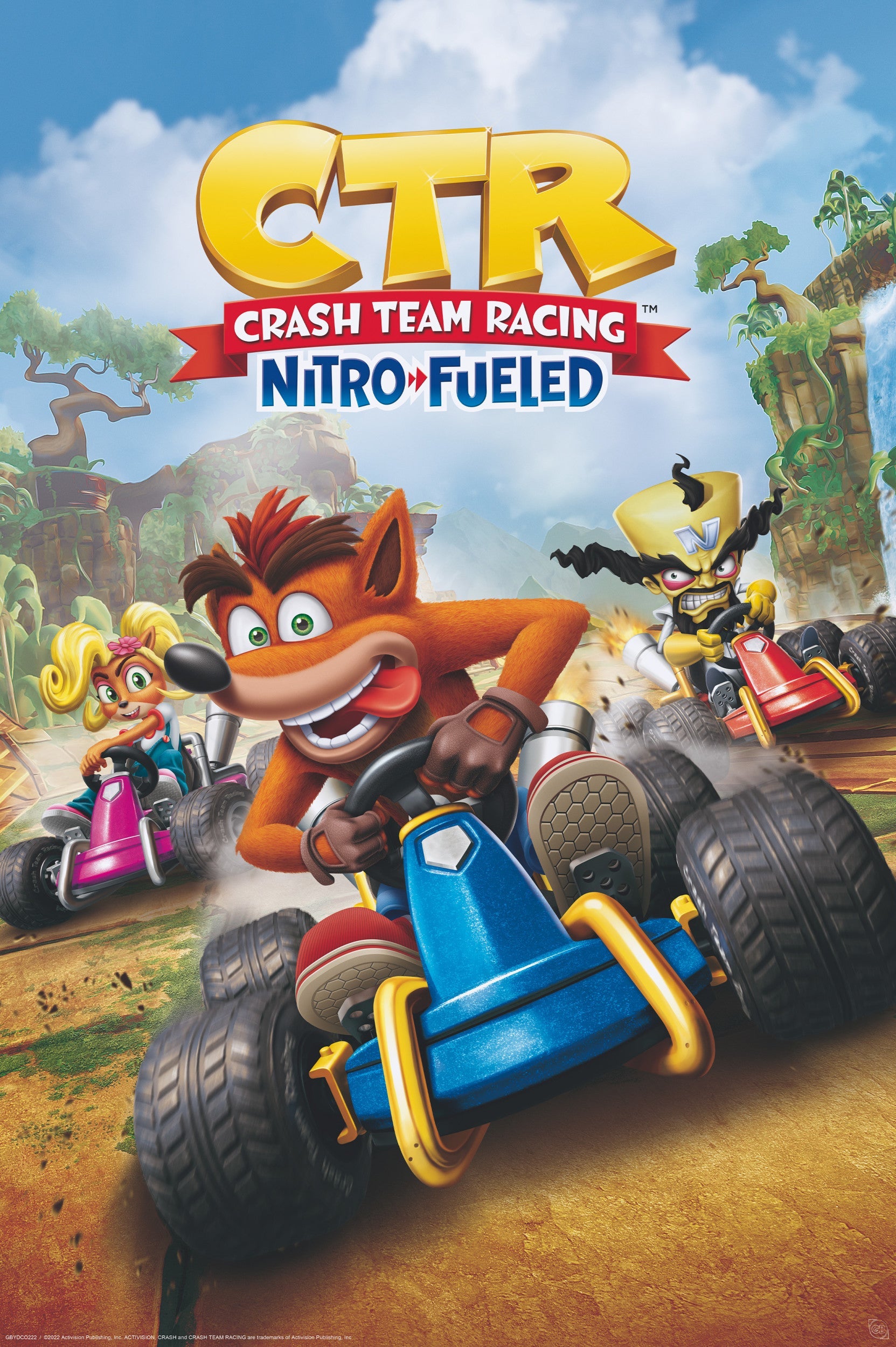 Poster Crash Team Racing Cover 61x91.5cm | Leroy Merlin