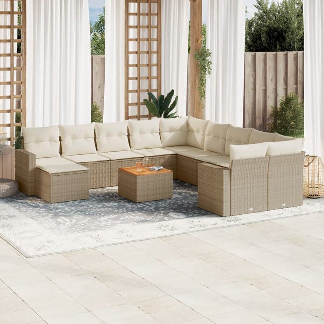 Waterproof Garden Furniture Rattan Cushions - Seat Pads - Foto 5
