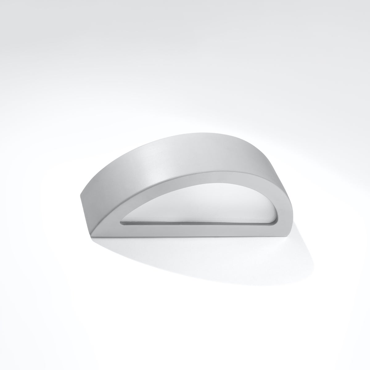 Kinkiet ceramiczny GLOIM szary LED 4000K - 40.5x14.5x10cm Sollux