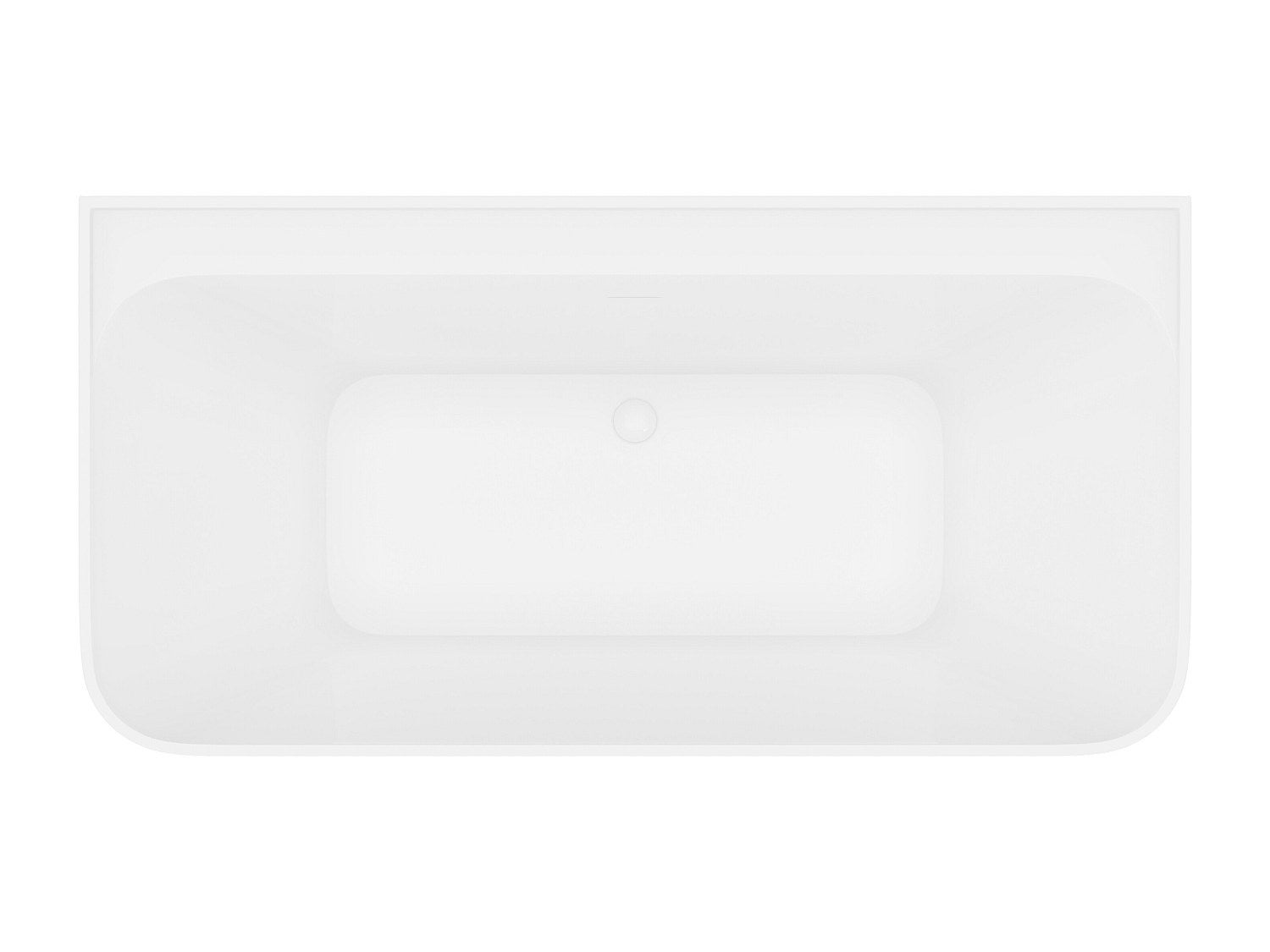 Bañera semiempotrada rectangular - 216L - 150 x 75 x 60 cm - Blanco brillante - Acrílico - ATESA - 4
