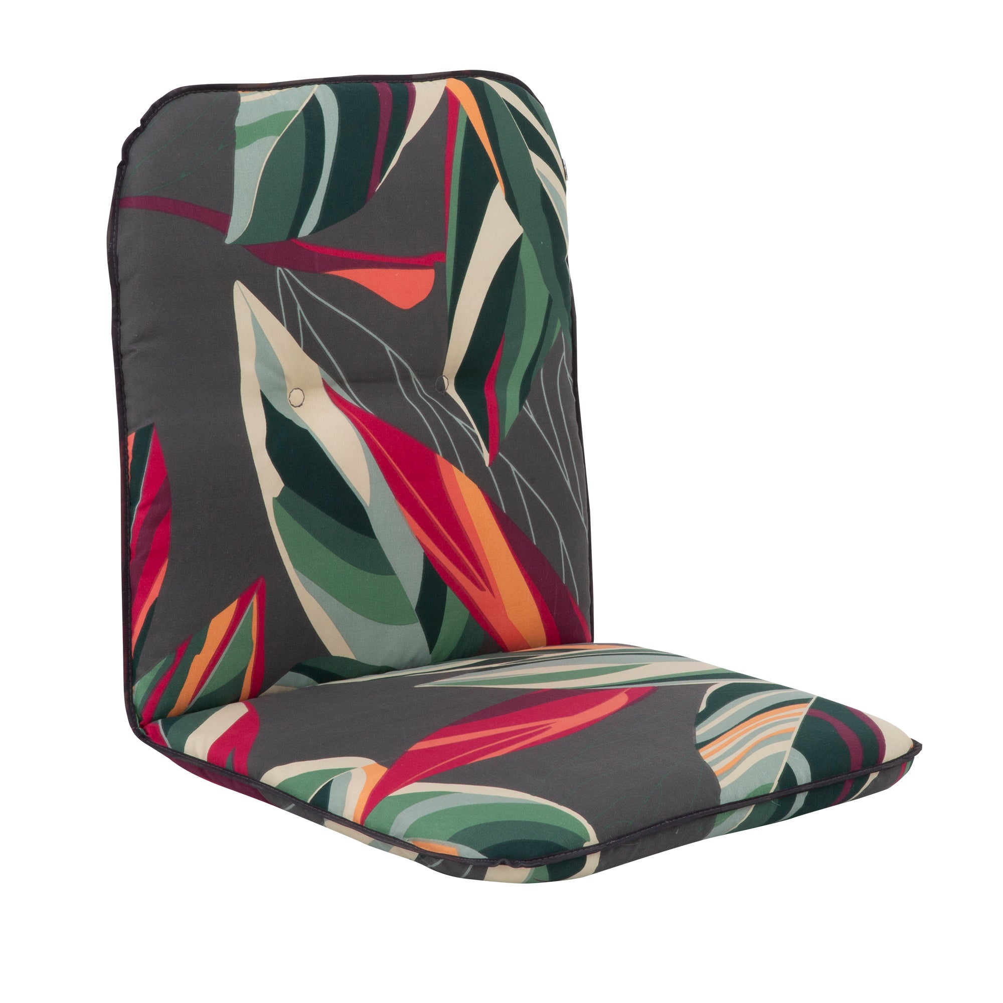 Poduszka na krzesło ogrodowe 100 x 50 cm Classic Niedrig motyw roślinny PATIO