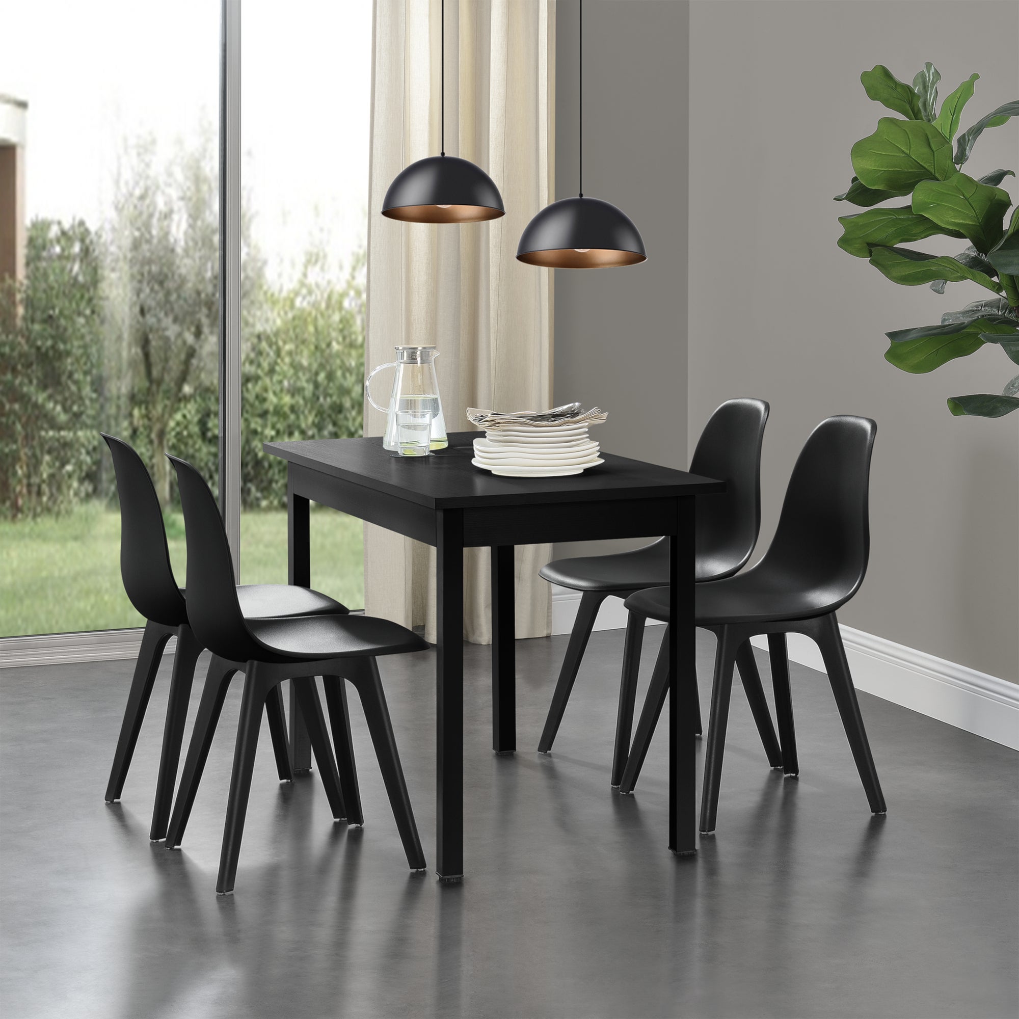 Sedie per Sala da Pranzo Design 83 x 54 x 48 cm Set di