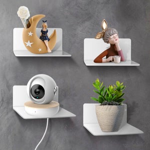 Etagere Murale Blanche, Lot De 2 Étagères Murales Flottantes, 23 X 9 Cm, Étagères Suspendues Etagere Murale Blanche, Lot De 2 Étagères Murales Flottantes, 23 X 9 Cm, Étagères Suspendues
