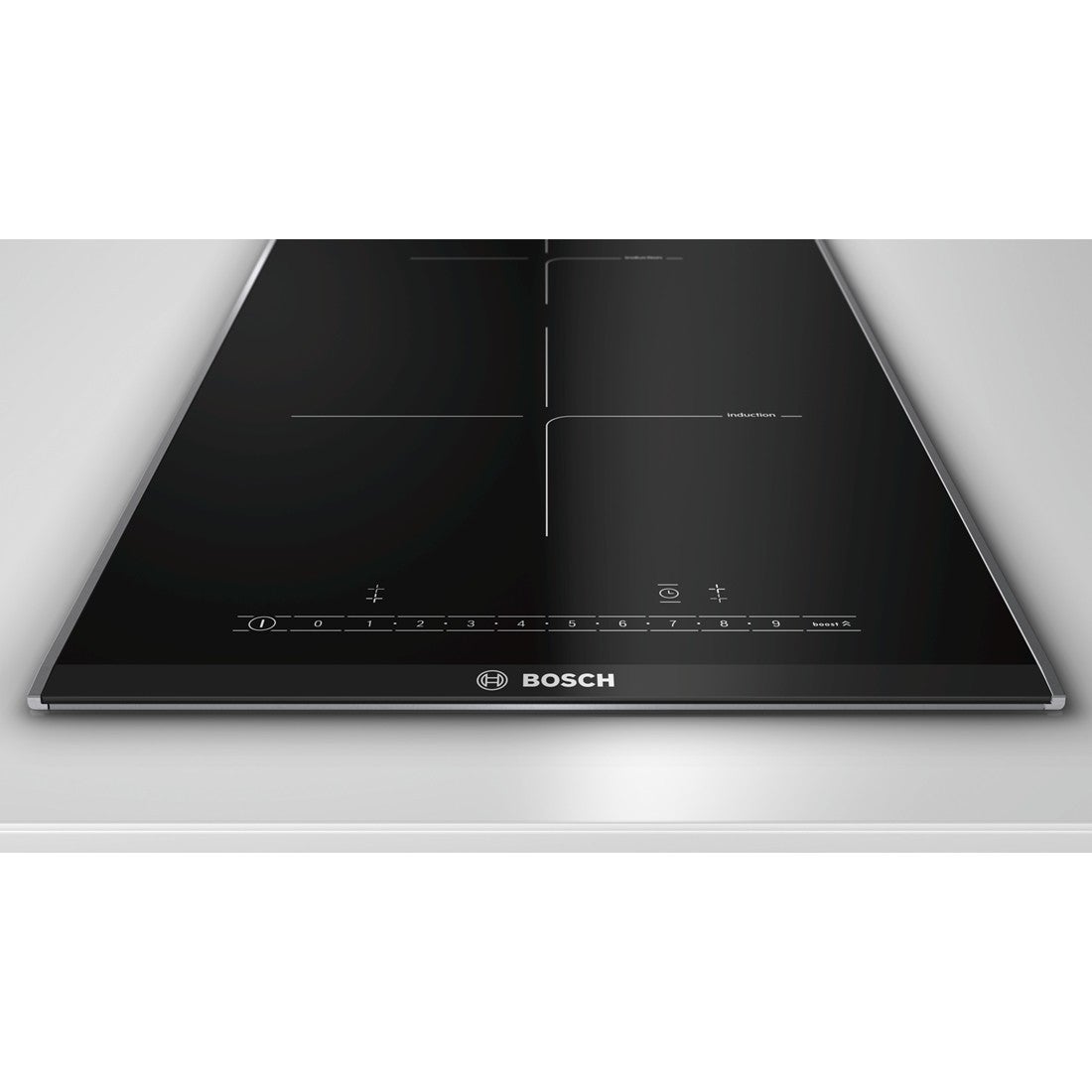 Bosch PIB375FB1E Table de cuisson en acier inoxydable Table de cuisson à induction encastrable 2 feux Noir - 3