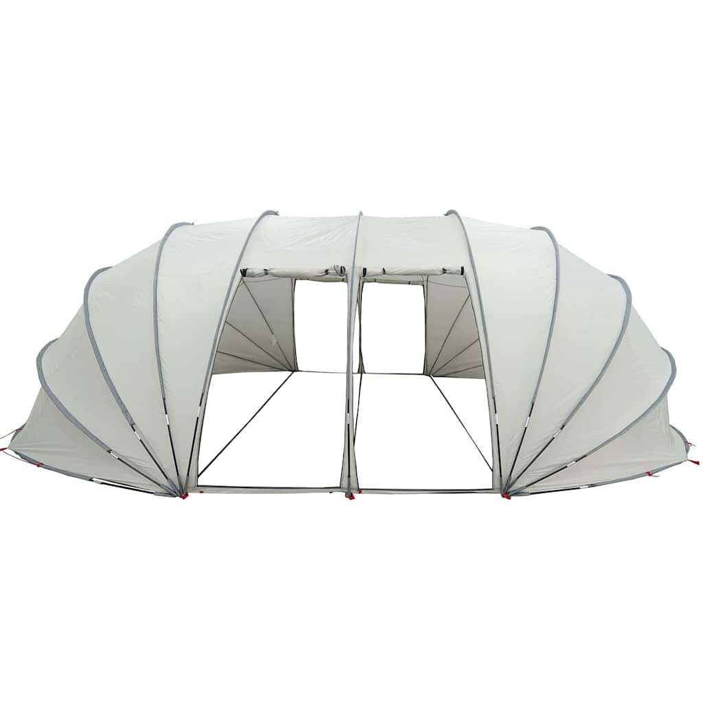 vidaXL Dôme de tente de piscine Gris 538 x 440 x 204 cm - 6
