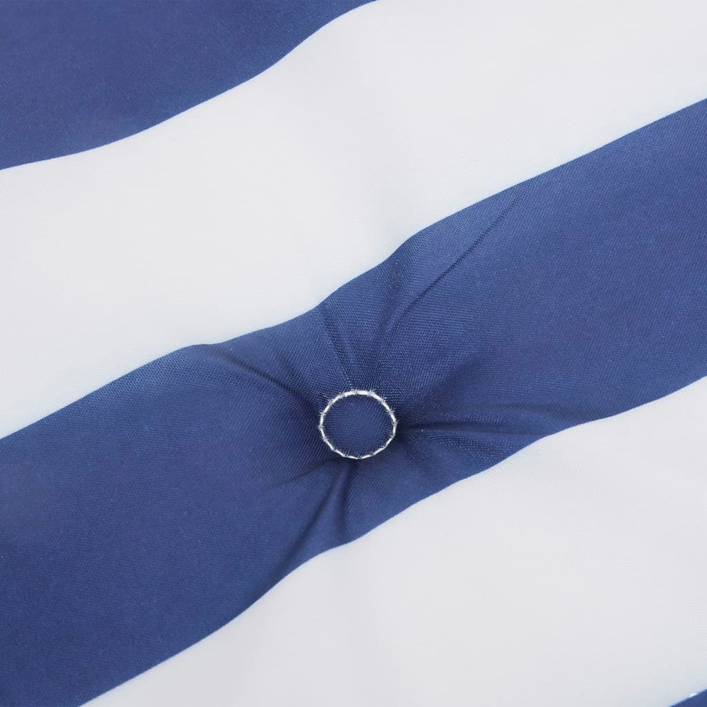 6 pcs Coussin d'extérieur | Coussins de chaise à dossier haut rayures bleu/blanc CFW450535 - 7