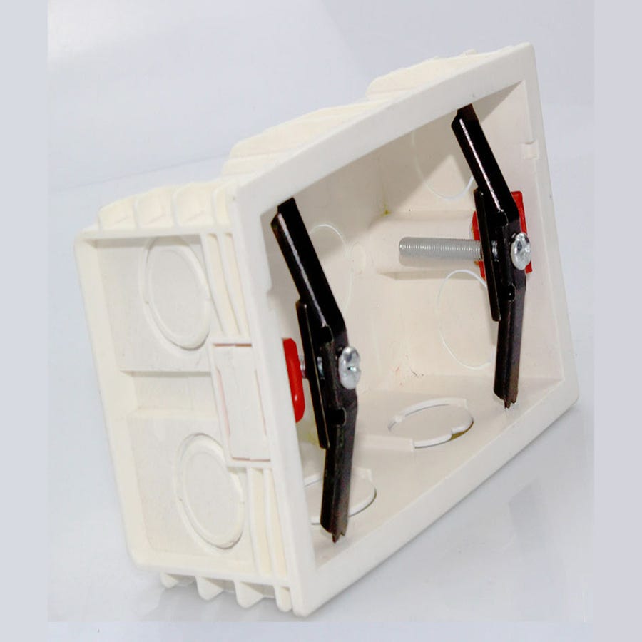 Kit Riparazione Scatola Di Giunzione Tipo 86 - Staffe, Bulloni E Chiave In Acciaio Per Prese Elettriche