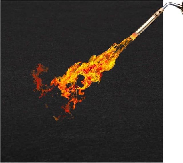 50 x 50 cm - 10 mm grubości mata ognioodporna - Odporność na ciepło do 982°C - Włókno węglowe ognioodporne - Idealna jako mata spawalnicza
