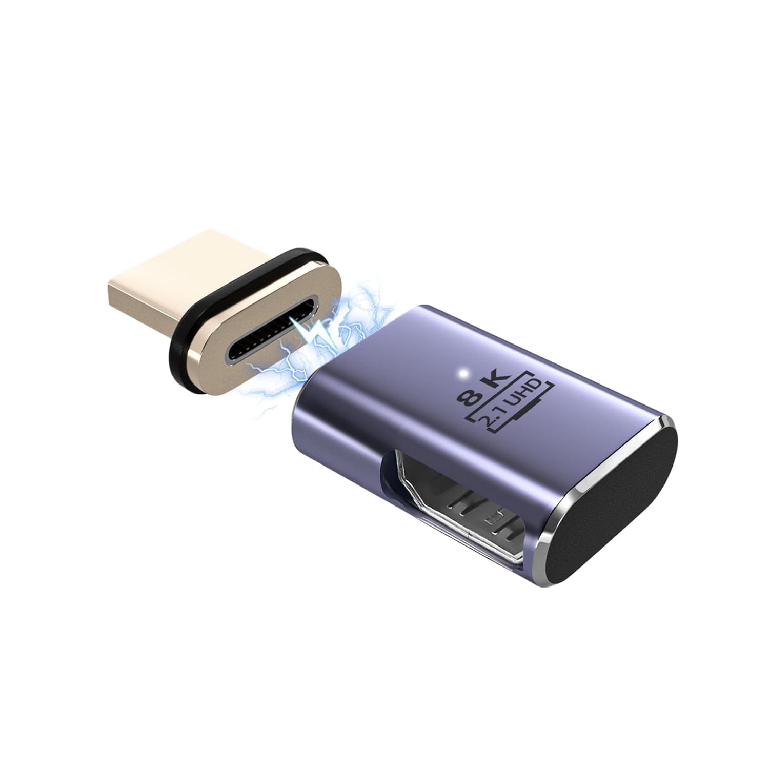 Magnetyczny adapter HDMI 8K do 4K@120Hz – kompatybilny z telewizorami, laptopami i monitorami – prawy
