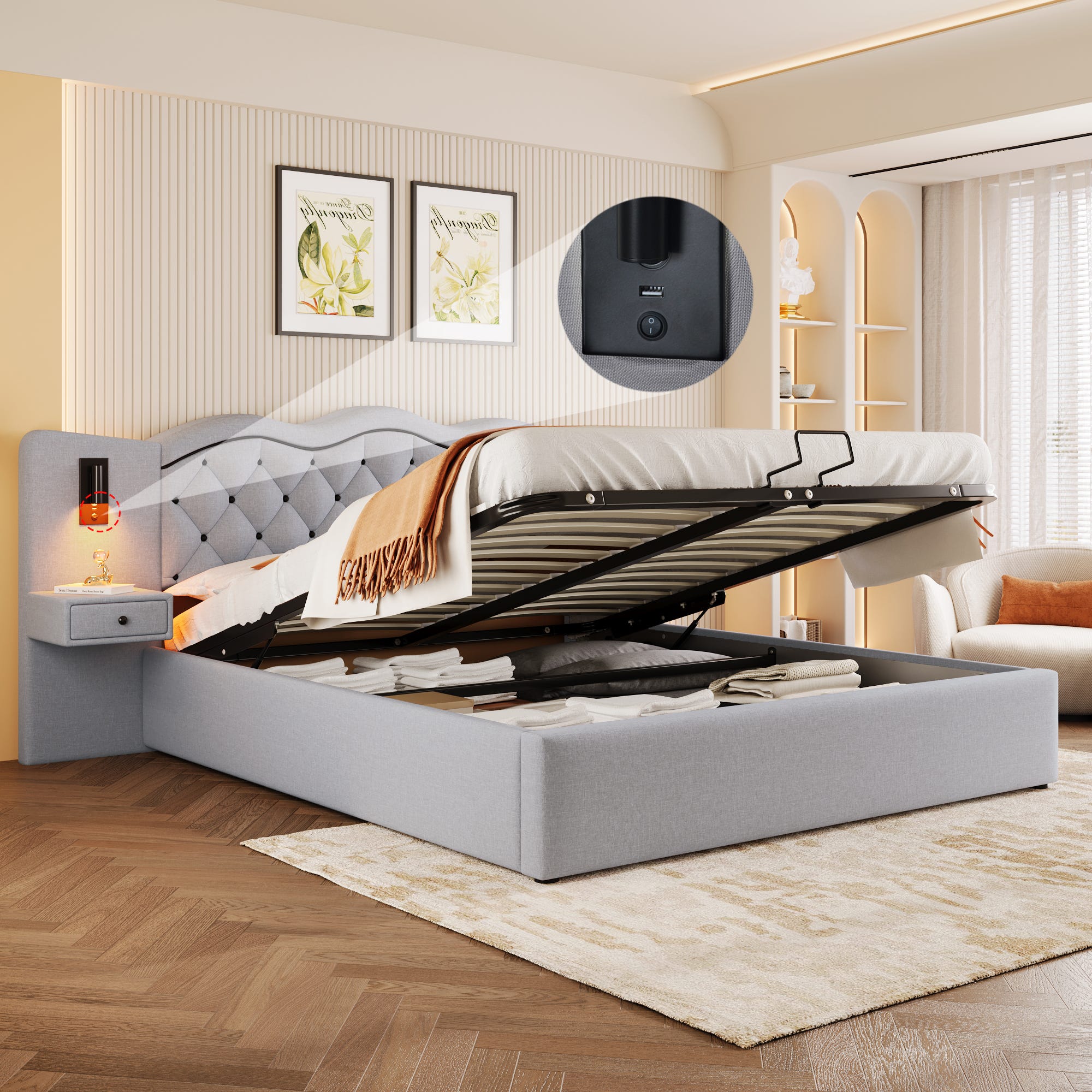 Brimnes Comodini Camera Da Letto Ikea Brimnes Vano Contenitore