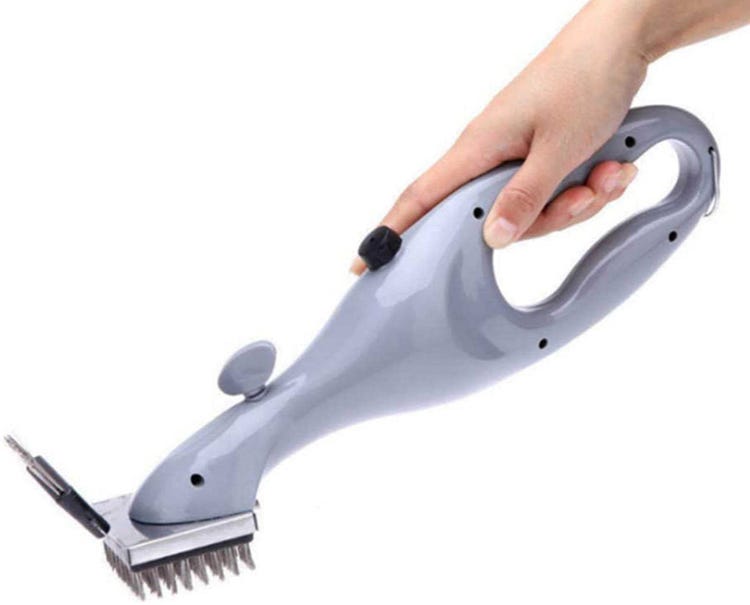 Escova de limpeza para churrasqueira - escovas para limpeza de grelhas a vapor - acessórios de limpeza para grelhas de aço inoxidável - 3