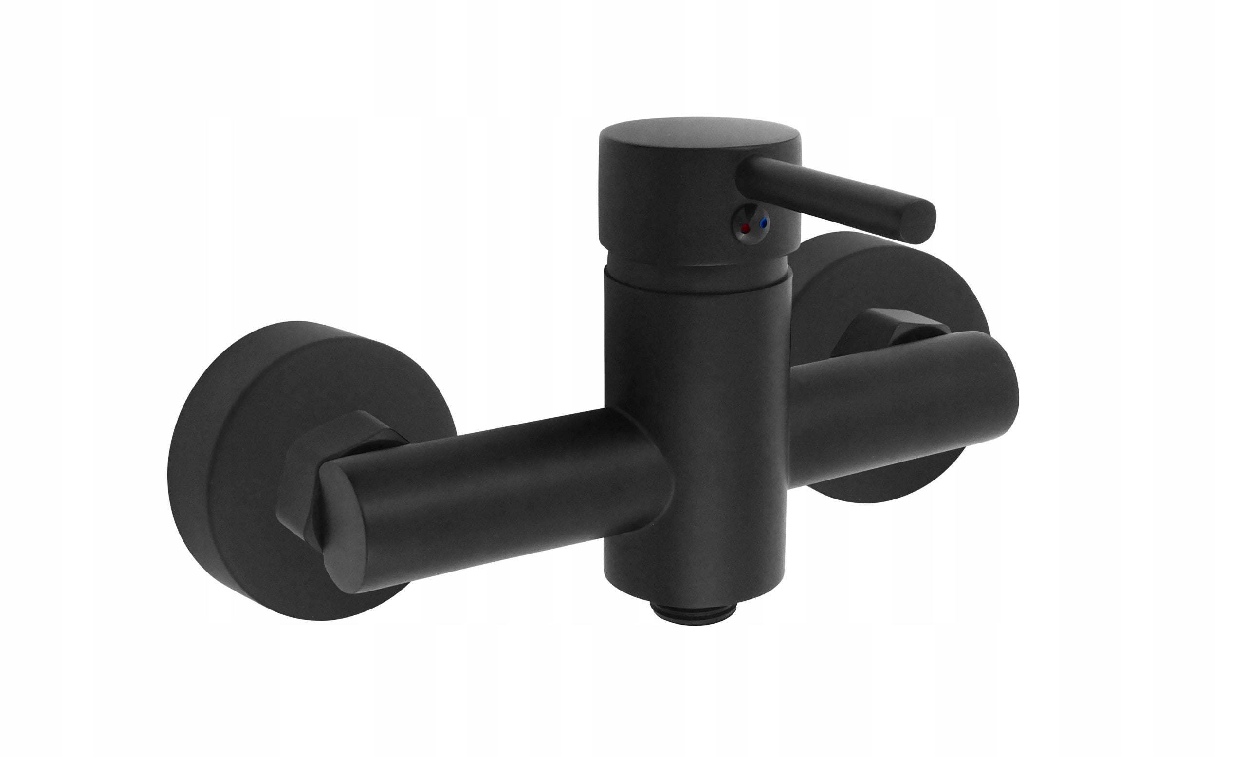 Bateria prysznicowa ścienna Estiva LENTINA Black czarna