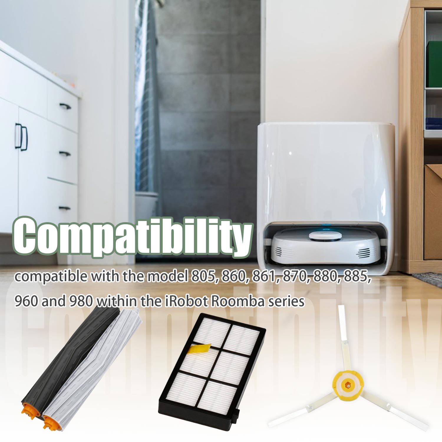 Accessoires pour aspirateur iRobot Roomba série 800/900, 14 pièces - 4