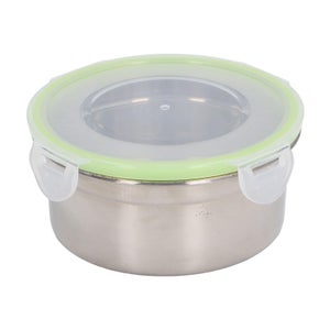 Contenitore per alimenti in acciaio inox con coperchio ermetico e anti-perdita per picnic, viaggi, campeggio (piccolo) | Leroy Merlin