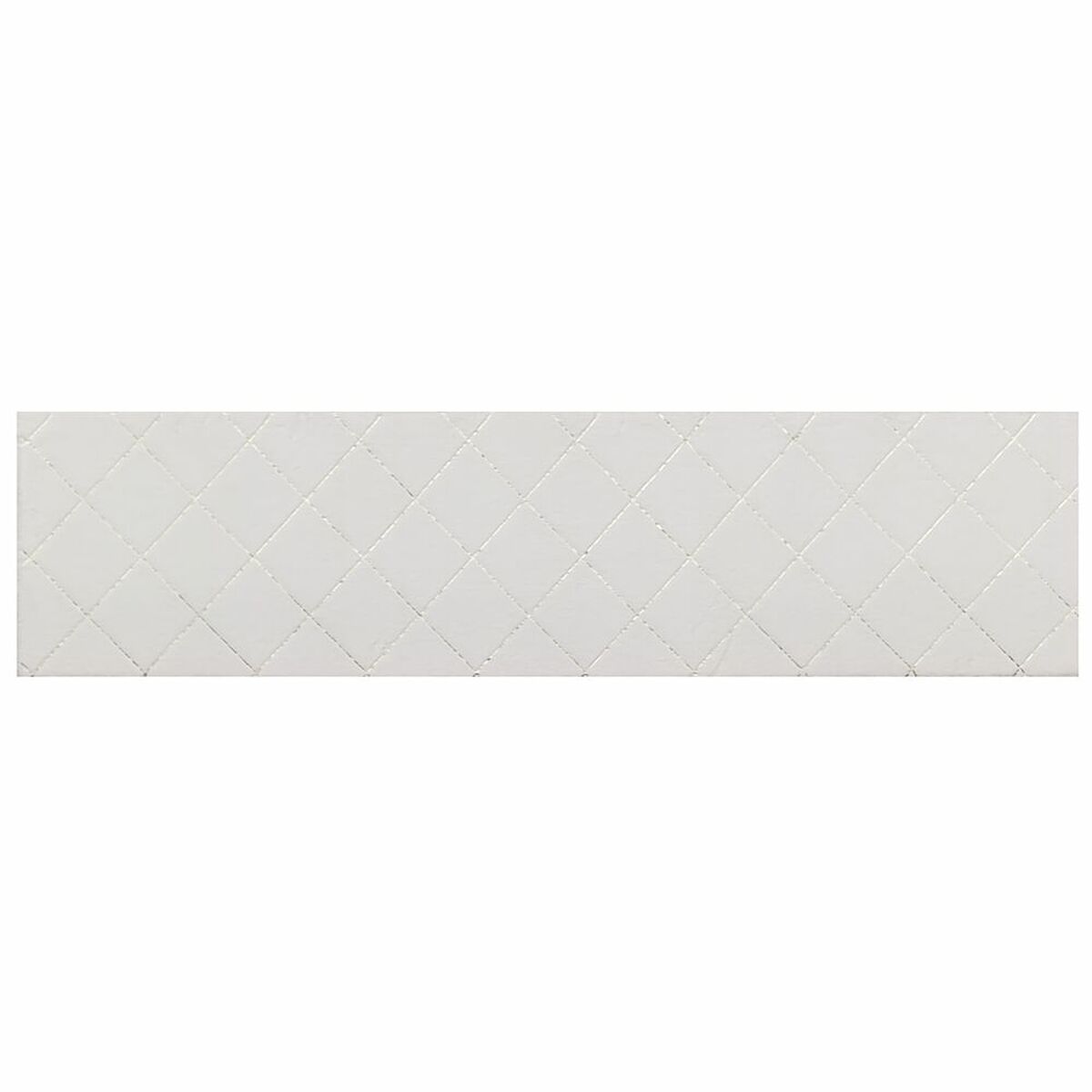 Alfombra dkd home decor blanco rombos moderno (60 x 240 x 2,2 cm)