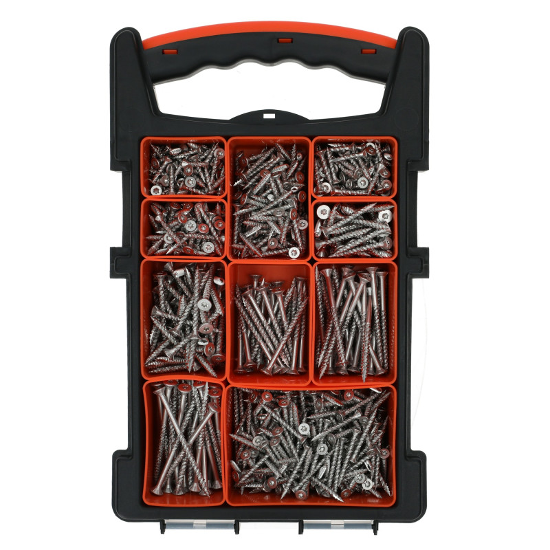 Vis à bois agglomérés tête fraisée Torx coffret de 750 ULTIMA GRAPPACK04 - 3