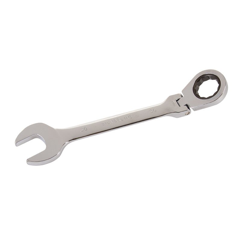 Clé mixte à cliquet à tête inclinable - 30 mm | Leroy Merlin