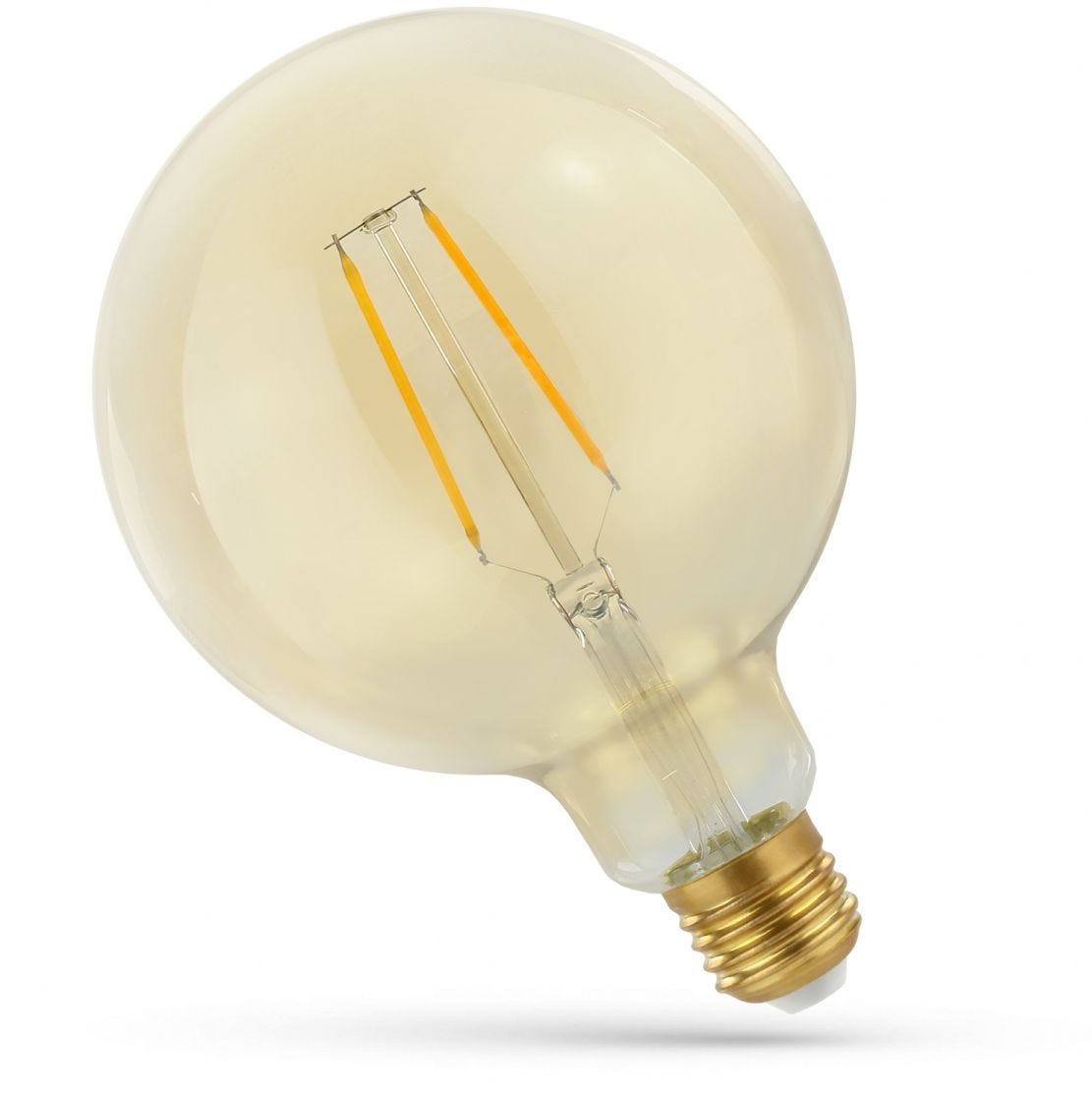 TIANFAN Ampoule LED Vintage E27 G95 - Effet Filament Et Feu D'Artifice - Blanc Chaud 150 Lumens - Idéale Pour Décoration Maison, Bar, Restaurant