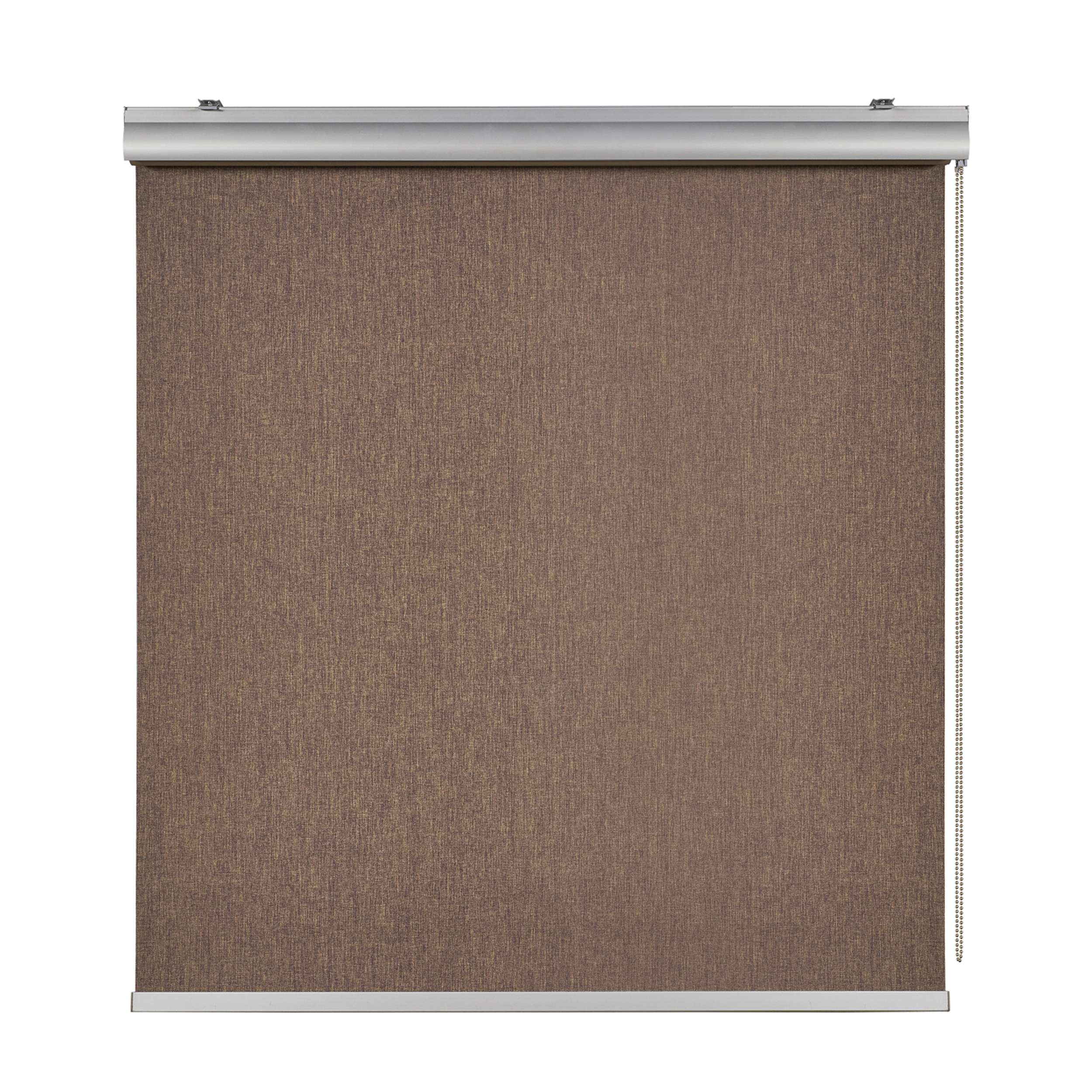Roleta zaciemniająca Premium z wykończeniem brązowa, 120x250cm