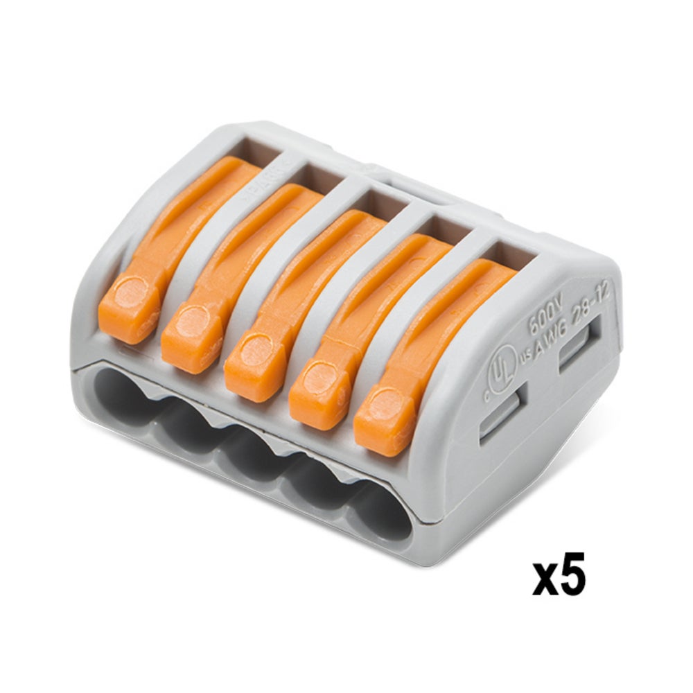 Panaché de 30 Bornes de connexion automatique 2, 3 et 5 entrées Blibox S222 WAGO-WAGO - 4