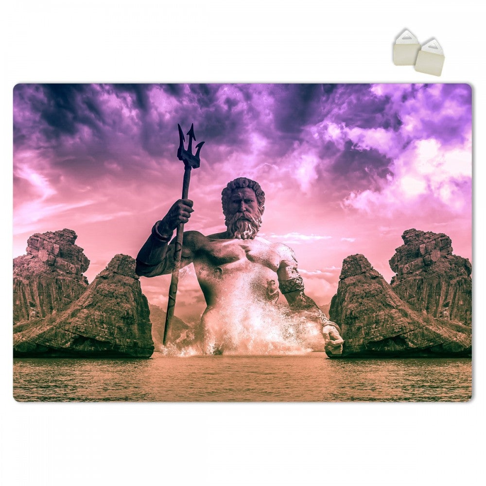 Neptuno - estructura de poster de espuma de pvc forex de 3 mm de espesor - dimensiones 100x70 cm