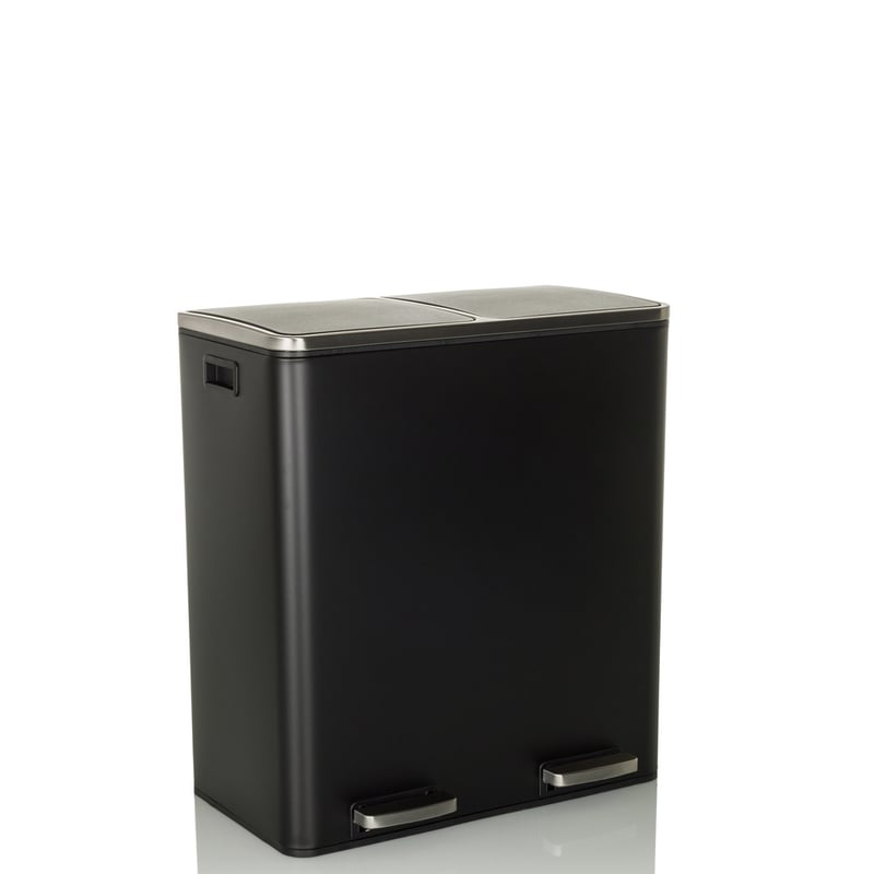 Wiadro na śmieci CLEAN XI Czarny hjh OFFICE