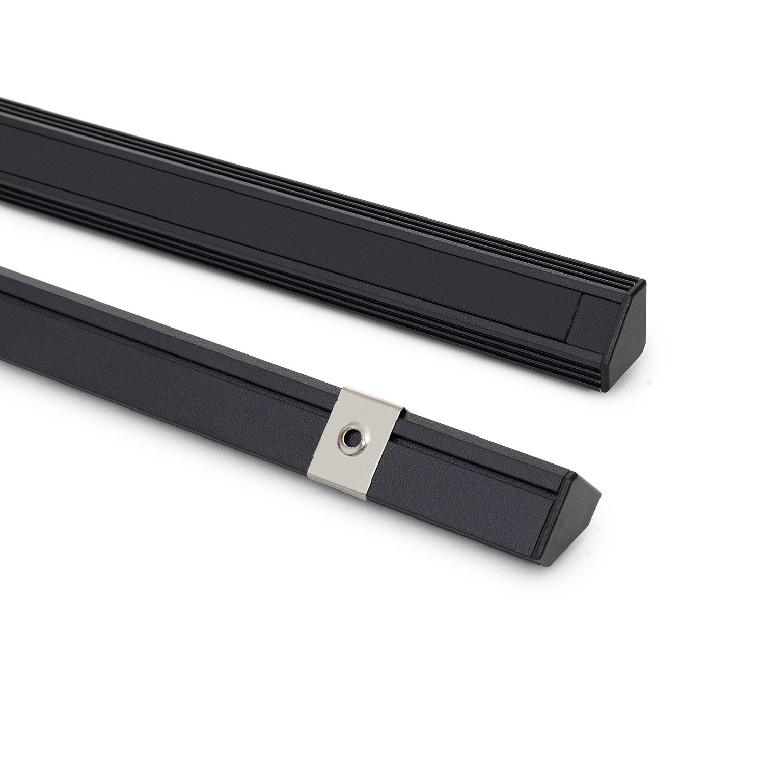 Profilé LED aluminium gris couvercle blanc - VISIONAIR Maroc, profilé en alumini