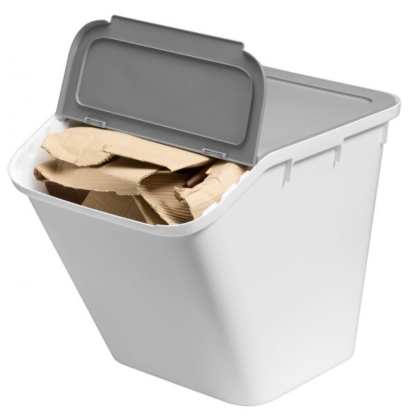 Grand Bac de rangement ou tri avec couvercle incliné 51 litres - 2