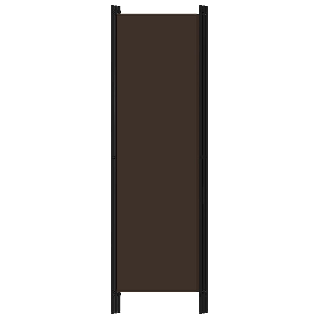 Paravent | Cloison de séparation | Séparateur 3 panneaux Marron 150x180 cm802155 - 4