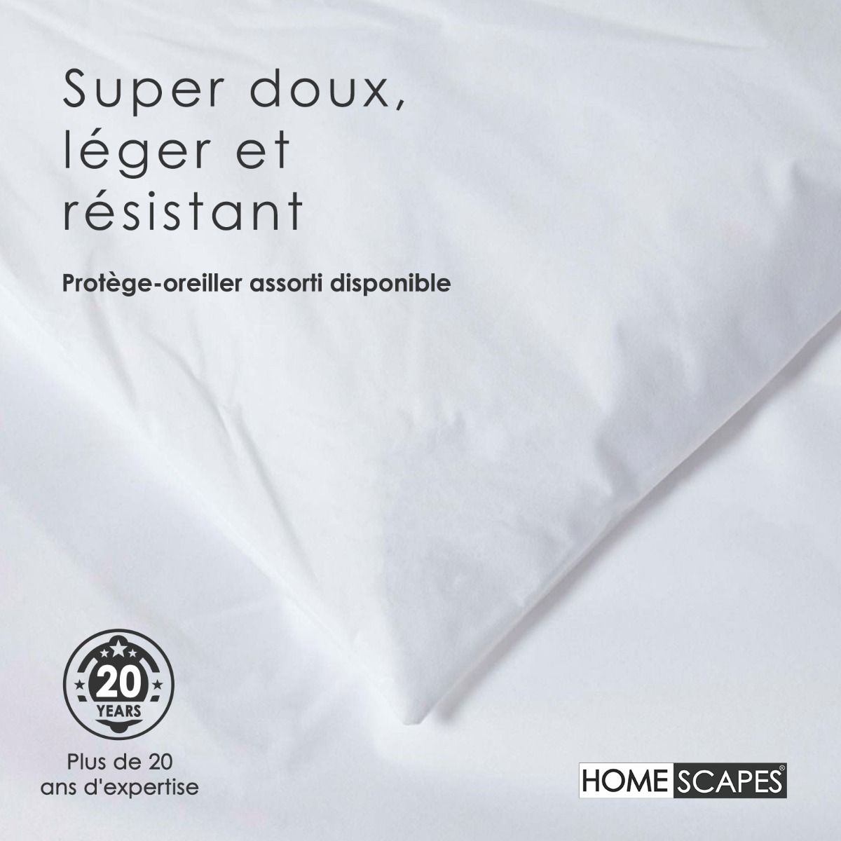 Capa de edredão impermeável Homescapes, 240 x 220 cm - 4