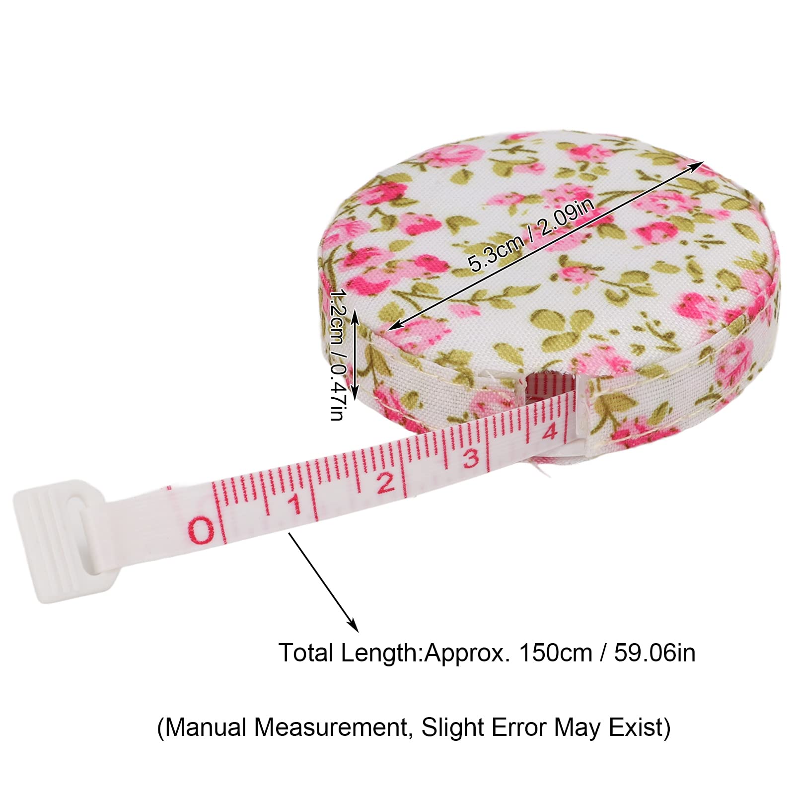 Ruban à mesurer pour le corps, portable, facile à lire, haute précision, large application (forme - 6