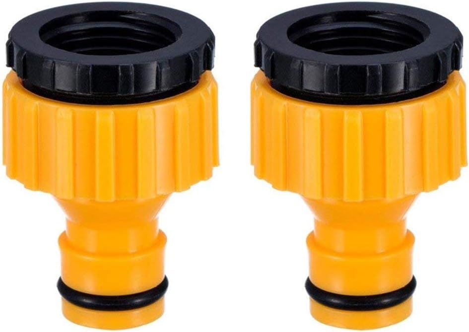 Adapter do węża ogrodowego 2 w 1 3/4" i 1/2", złącze gwintowane, opakowanie 2 szt.