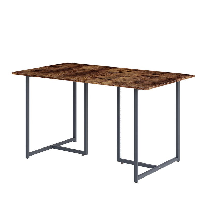 Vicco Stół do jadalni Merido, Rustykalny dąb/szary, 140 x 80 cm