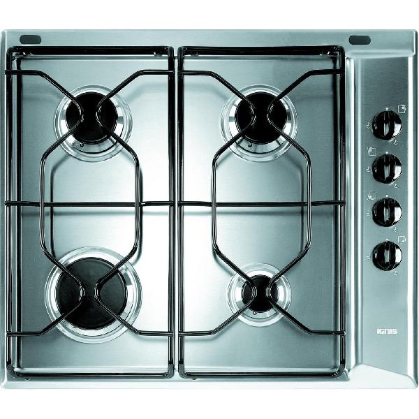 Indesit Paa 642 Ix/I We1 Placa De Gas Empotrada De 4 Quemadores En Acero Inoxidable Acero Inoxidable, Leroy Merlin