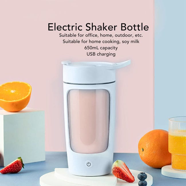 Shaker Elettrico 180W Da 650 Ml In Acciaio Inox – Frullatore Per Frappè, Cocktail E Frullati