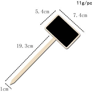 31 Mini Ardoises Effaçables 100x75mm + 3 Marqueurs + 2 Chiffons - Étiquettes Prix Pour Fêtes Et Commerces