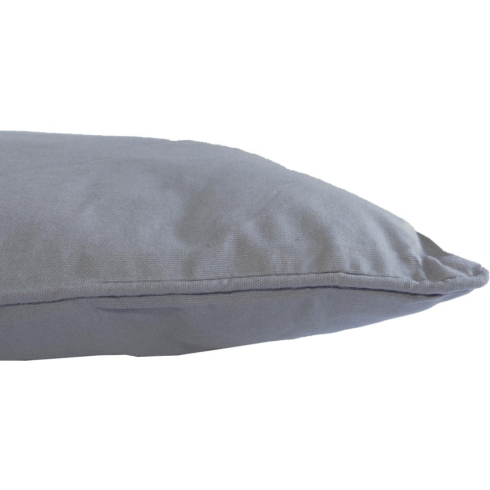 Coussin carré pour dossier de canapé 60 cm gris clair JARDINDECO - 2