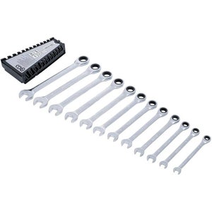 Set De Clés à Cliquet Métrique 12 Pièces Draper Expert 03896 – En Acier Chrome-vanadium, Garantie à Vie