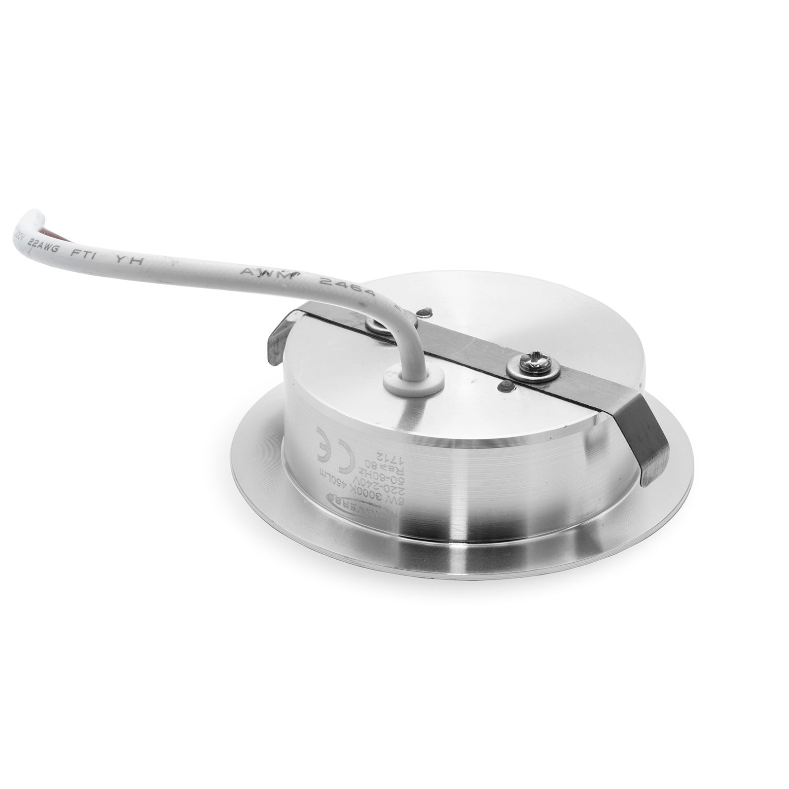 3W slim LED spotlight encastré trou 60mm lumière opaque cuisine étagère IP20 220V COLD LIGHT 6500K - 3